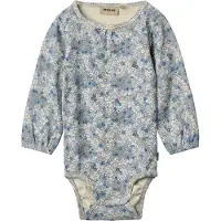 Wheat Body I/e - Elmine - Blue Summer Blomster - - 56 - Langermet Body