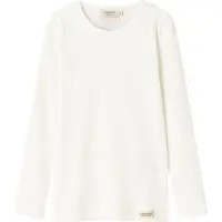 MarMar Genser - Rib - Plain - Nei - Mild White - - 5 år (110) - Genser