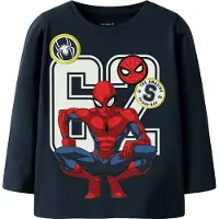 Name it Genser - Noos - NmmDypt - Spider-Man - Navy Blazer - - 4 år (104) - Genser
