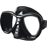Seac Dykkermaske - Elba - Svart - - 13+ år - Dykkermasker