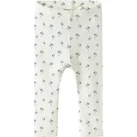 Lil´ Atelier Lil' Atelier Leggings - NbfGayo - Coconut Melk/Bell Flower - - 56 - Leggings