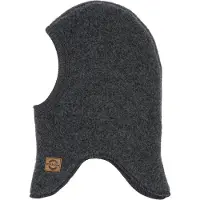 Mikk-Line Balaclava - Ull - 1-lag - Noos - Anthracite Melert - - 50/56 - Balaclava - enkel