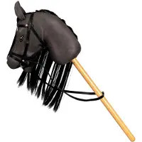 ByAstrup Kjepphest - Thor - 68 cm - Svart - - OneSize - Leketøy