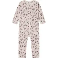 Name it Nattdrakt - Ull - Noos - NbfWang - Lilac Ash m. Hullmøns - - 50 - Nattdrakt