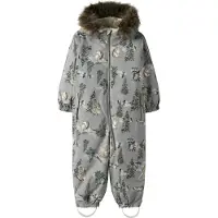 Name it Vinterdress - NmnSnow10 - Ultimate Grey/Skog - - 1½ år (86) - Vinterdress