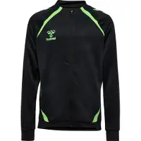 Hummel Cardigan - hmlLead 2.0 Track - Svart/Green Gekko - - 6 år (116) - Cardigan