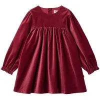 Wheat Kjole - Velur - Elvira - Ruby Rød - - 6 år (116) - Kjole