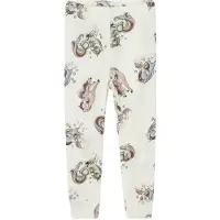 Name it Leggings - Ull - Noos - NmfWillitus - Snow White m. Enhj - - 1½ år (86) - Leggings - Ull