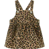 Name it Spencer - Denim - NbfOda - Sølv Mink/Leopard - - 56 - Kjole