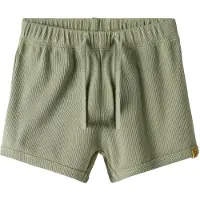 Lil´ Atelier Lil' Atelier Shorts - Rib - NbmGago - Sjøgress - - 56 - Shorts