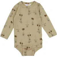 Joha Body I/e - Ull - Beige m. Kaniner - - 100 - Langermet Body