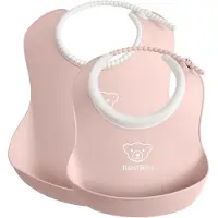 BabyBjörn Smekker - 2-pack - Lyserød - - OneSize - Smekke