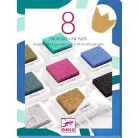 Djeco - 8 stempelblokker - Elegant - - OneSize - Maling