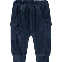 Name it Bukser - Fløyelsvelur - NbmRonny - Navy Blazer - - 50 - Bukser - bomull
