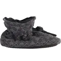 Melton Barnetøfler - Quiltet - Dark Grey Melange - - 18/19 - Barnetøfler