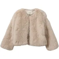 Sofie Schnoor Jakke - Imitert pels - FullaSY - Light Grey - - 8 år (128) - Overgangsjakke