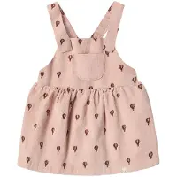 Lil´ Atelier Lil' Atelier Kjole - Fløyel - NbfNelly - Cameo Rose/Emballasje - - 56 - Kjole