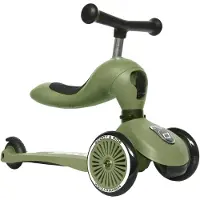 Scoot & Ride Highway Kick 1 - Olive - - OneSize - Sparkesykkel