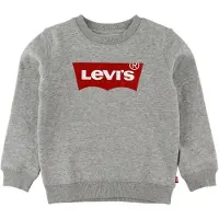 Levi's Kids Collegegenser - Flaggermusvinge Crew Neck - Grå Melert - - 12 år (152) - Collegegenser