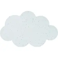 Done by Deer Dekkebrikke - Silikon - Sky - Confetti Blue - - OneSize - Dekkebrikke