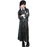 Rubies Kostymer - Wednesday Addams Deluxe School Uniform - - 11-12 år (146-152) - Kostymer