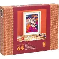 Djeco Kreativt leker - Atelier 64 - Korssting - - OneSize - Kreativt leker