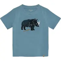 Minymo T-skjorte - Blue Shadow m. Nesering/Vendbare paljetter - - 6 år (116) - T-skjorte
