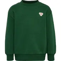 Hummel Collegegenser - HmlMini Bee - Mørkegrønn - - 62 - Collegegenser