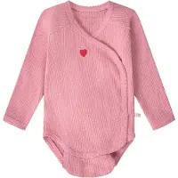 That's Mine Omslagsbody I/e - Rib - Noos - Silke - Rose Blush - - 62 - Langermet Body
