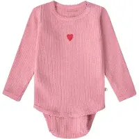 That's Mine Body I/e - Rib - Noos - Signe - Rose Blush - - 1½ år (86) - Langermet Body