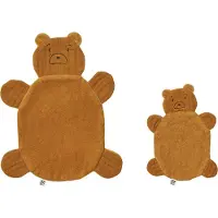 Liewood Babykluter - 2-pack - Janai - Mr Bear/Golden Caramel - - OneSize - Koseklut
