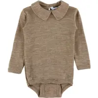 Joha Body I/e - Ull/Silke - Beige Melange - - 80 - Langermet Body