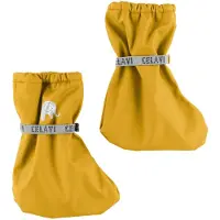 CeLaVi Fotpose m. Fleece - PU - Gul - - 0-1 år (50-80) - Overtrekkssko