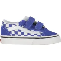 Vans Sko - Old Skool V - Teori - Blå/Hvit Rutet - - 22,5 - Sko