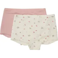Minymo Hipsters - 2-pack - Viskose - Strawberry Ice m. Mansikka - - 1½ år (86) - Hipsters