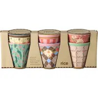 Rice Kopper - Melamin - 6 stk. - 160 ml - All You Need Is Love - - OneSize - Kopp