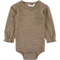 Joha Body I/e - Ull/Silke - Beige Melange - - 50 - Langermet Body