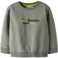 Name it Collegegenser - NmmTatum - Shadow m. Trykk - - 5 år (110) - Collegegenser