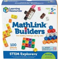 Learning Resources Leketøy - MathLink-kuber - Bygg - - OneSize - Klosser