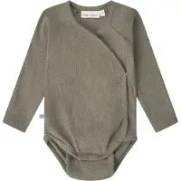 That's Mine Omslagsbody I/e - Rib - Noos - Cala - Green Melange - - 50 - Langermet Body