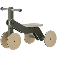 Flexa Balansesykkel - Innendørs - Tre - Play - Dusty Green/Birch - - OneSize - Sparkesykkel