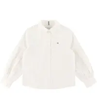 Tommy Hilfiger Skjorte - Brodery Anglais Woven - Ecru - - 14 år (164) - Skjorte