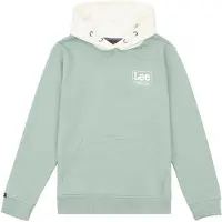 Lee Hettegenser - Superladet - Oversized - Blue Surf - - 8-9 år (128-134) - Hettegenser