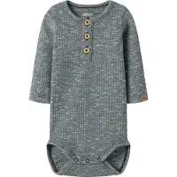 Name it Body I/e - Rib - NbmDerry - Navy Blazer - - 1 år (80) - Langermet Body