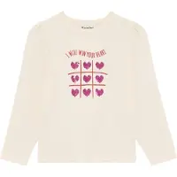 Minymo Genser - White Swan - - 10 år (140) - Genser