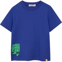 Billieblush T-skjorte - Blå m. Trykk - - 8 år (128) - T-skjorte