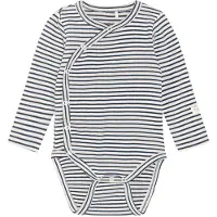 Fixoni Omslagsbody I/e - Rib - Vintage Indigo - - 44 - Langermet Body