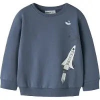 Name it Collegegenser - NmmDace - Vintage Indigo - - 5 år (110) - Collegegenser