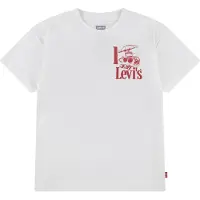 Levi's T-skjorte - Bright White m. Trykk - - 14 år (164) - T-skjorte