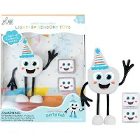 Glo Pals Figur-/Sansekuber m. Lys - Party Pal - Hvit - - OneSize - Badeleker